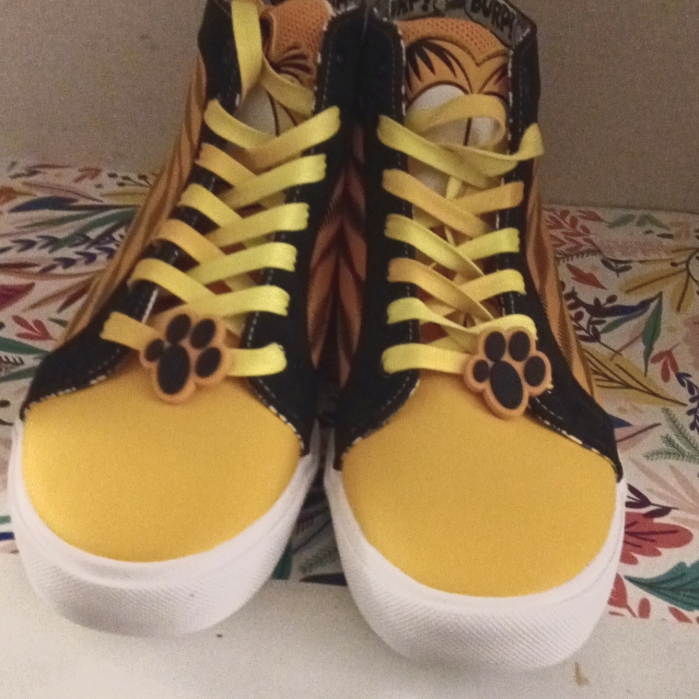 1COPY - Garfield Men's High-Top Sneakers size 12